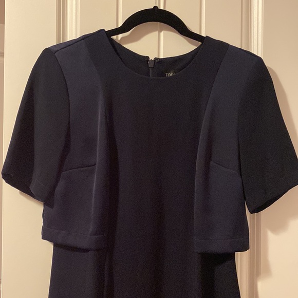 Topshop ladies navy dress. Size 4. EEUC. - Picture 3 of 3